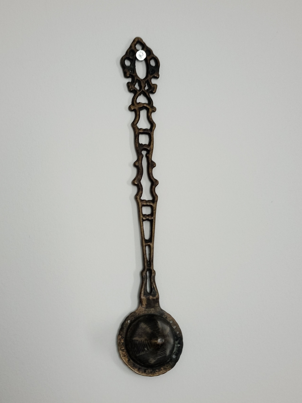 Antique Decorative Authentic Brass Cone Candel Snuffer